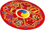 Buddha Sound Bowl Cushion Cloth Spiritual Decor Bowl Pad Singing Relaxation Sound Meditation Cushions Yoga Home Accessories Cloth Red