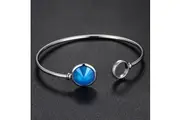 Pristine Bangle White Gold Embellished With SWAROVSKI Crystals