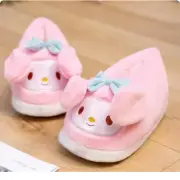 New Sanroed Plush Slippers Ears Move My Melody Anime Kawaii One Size (35-41)