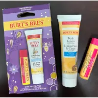 在飛比找蝦皮購物優惠-Burt's Bees 蜂蜜滋養保濕身體乳 護唇膏組盒