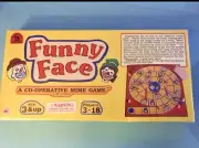 Vintage 1987 Funny Face Co-Operative Mime Family Board Game Factory Sealed NIB
