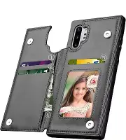 Samsung Galaxy Note 10+ Plus Case Luxury Leather Wallet Flip Protective Cover