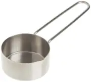 , Inc. 1/4 Stainless Steel Measuring Cup, 1/4-Cup, Silver,Mcw14