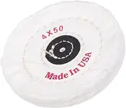 FOYTOKI Jewelry Metal Polisher Bench Grinder Buffer Wheel Cotton Pad for Polishing Round Disc for Sander