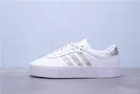 在飛比找Yahoo!奇摩拍賣優惠-Adidas Samba Rose W 鬆糕鞋 厚底 白銀 