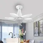 Socket Fan Light 3 Color E27 Dimmable for Living Room Dining
