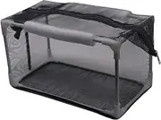 STARTIST Aquarium Separation Net Breeding Box Nylon Mesh Multipurpose Plastic Frame with Zipper for Fish Spawn Hatchery Easily Install, 62x32x32cm