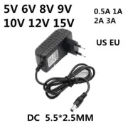 AC 110-240V DC 5V 6V 8V 9V 10V 12V 15V 0.5A 1A 2A 3A Universal Power Adapter