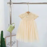 在飛比找蝦皮商城精選優惠-MOMOKO 兒童洋裝 女童旗袍裙 寶寶連身裙 2024兒童