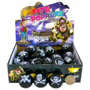 1 Pc Dome Popper Pirate Push Fly Super Pop Ball Kids Toys Assorted Poppers 55mm