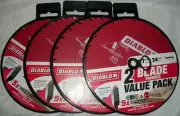 Lot of 8- Diablo 7-1/4" 24T Circular Saw Blades Framing - 8 Blades Total