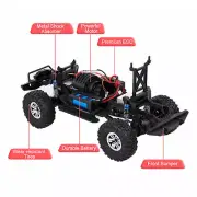 1/10 RC 4WD Climbing Crawler 2.4G Remote Control Brushed Motor Model Car To US