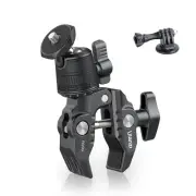 Super Clamp Camera Mount 360° Ballhead for Bike, Tripod, GoPro, DSLR, Phone