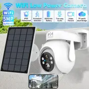 5MP Wireless Solar Powered Camera Outdoor Security IR Night Vision Waterproof AU