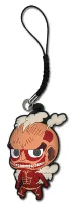 Attack On Titan PVC Anime Cell Phone Charm Keychain GE-17205