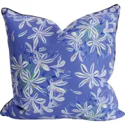 LVD Agapanthus Bloom Polylinen Cushion Pillow Sofa/Couch Decor 50cm Square