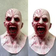 Halloween Creepy Scary Latex Mask Melting Face Zombie Horror Props Costume Party