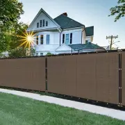 6'×50' Privacy Screen Fence Windscreen Mesh Shade Net Cover Heavy Duty Fenc