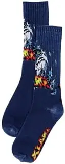 [XLARGE] Extra Large PANTHER CLAWS SOCKS Men's Navy Socks, navy, Free Size