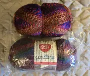 Red Heart Yarn - Gemstone - Jewel - 2 Skeins (One Opened)