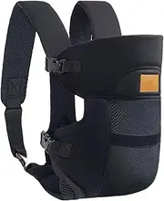 Front Baby Carrier - Breathable Front Carry Baby Carrier - Head Support Sling Bag Horizontal Adjustable Sizing for Beach Outings Nursing Zoo Visits Housework Dog Walking Shopping