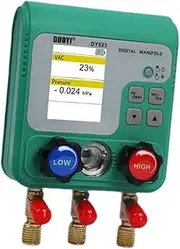GARENDE Car Gauge Refrigeration Digital Gauge 0kpa-6000kpa Multipurpose Charging Dy523 A/C Gauge, ONLY 1 Meter