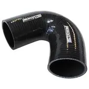 Aeroflow Silicone Hose 135 Deg; Black I.D 2.25" 57mm, Wall 5.3mm, 100mm Leg - AF9205-225