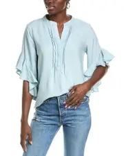 Vince Camuto Flutter Sleeve Top