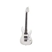 Schecter C-6FR Deluxe 6-String Electric Guitar (Right-Hand, Satin White) SWHT