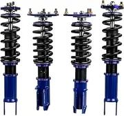 Adjustable Coilover Spring Struts Compatible For Mitsubishi Lancer EVO 7 8 9 Coilover Struts Shock Absorber Height Adjustable Lowering Kit