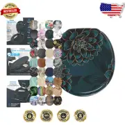 Comfortable Dahlia Toilet Seat with Soft Close - Adjustable Hinges & Design