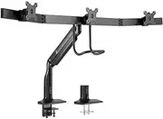 Brateck 17 to 32-Inch Triple Monitors Select Gas Spring Aluminum Monitor Arm