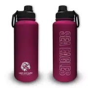 127263 MANLY SEA EAGLES NRL STAINLESS STEEL DOUBLE WALLED 960ML DRINK BOTTLE