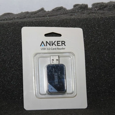 Anker 2 in 1 USB 3.0 SD Card Reader SDXC SDHC SD MMC RS-MMC Micro SD Sealed