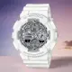 【CASIO 卡西歐】G-SHOCK 蒸鍍光澤雙顯手錶(GMA-S140VA-7A)