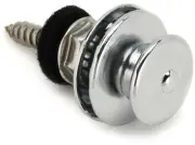 Loxx XL Strap Lock System for Guitar or Bass - Chrome (2-pack) Bundle