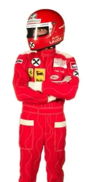 NIKI LAUDA GO KART RACING EMBROIDERY SUIT FOR ADULTS & KIDS WITH FREE GIFTS