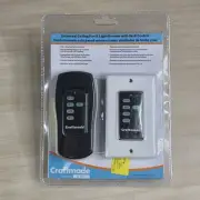 Craftmade Universal Ceiling Fan & Light Remote with Wall Control New Sealed