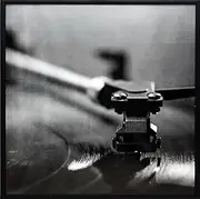 Black Music Album Frame - Made To Display Vinyl LP Covers 12.5" x 12.5" - Brushed Aluminum Finish - Hanging Hardware Installed with No Assembly Required - Easy to Hang - For any 12 Inch Record