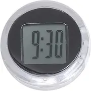 ULTECHNOVO Car Dash Clock Motorbike Clock Digital Clock Wall Digital Thermometer Clocks Cute Alarm Clock Pedometer Digital Watch Sensor Wall Clock Motorcycle Digital Clock Timers Black