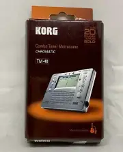 Korg TM-40 Large Display Digital Tuner and Metronome