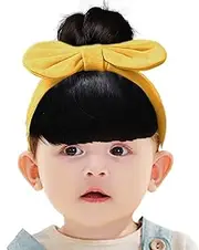 Baby Bangs Wig Hairpiece, Bangs Wig Headband for Toddler, Breathable Comfortable Hair Accessories for Festivals Stage Performances Parent-child