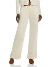 Derek Lam 10 Crosby Koren Cuffed Straight Leg Pants