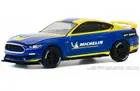 Greenlight 1:64 2019 Blue/Yellow Ford Shelby GT350R Michelin Tires 30186-5C1