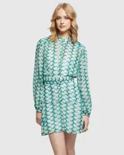 Birkeland Geo Print Dress