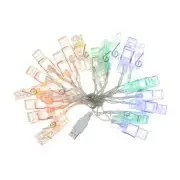 2.2M 20 4-Color LED Photo Clip USB String Lights-Fuji mini films Party Christmas