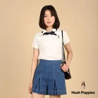 在飛比找momo購物網優惠-【Hush Puppies】女裝 POLO衫 趣味英文字印花