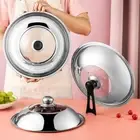 Universal Wok Cover 28/30/32/34/36/38CM Frying Pan Lid Dish