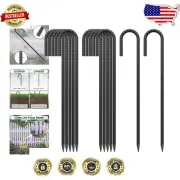 Multipurpose 24" Rebar Ground Stakes - Heavy Duty Steel for Any Outdoor Need