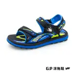 【G.P】兒童休閒磁扣兩用涼拖鞋G2312B-藍色(SIZE:28-34 共二色)